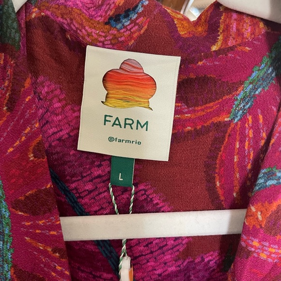 Farm Rio Delicate Leaves Maxi dress NWT - Picture 5 of 10